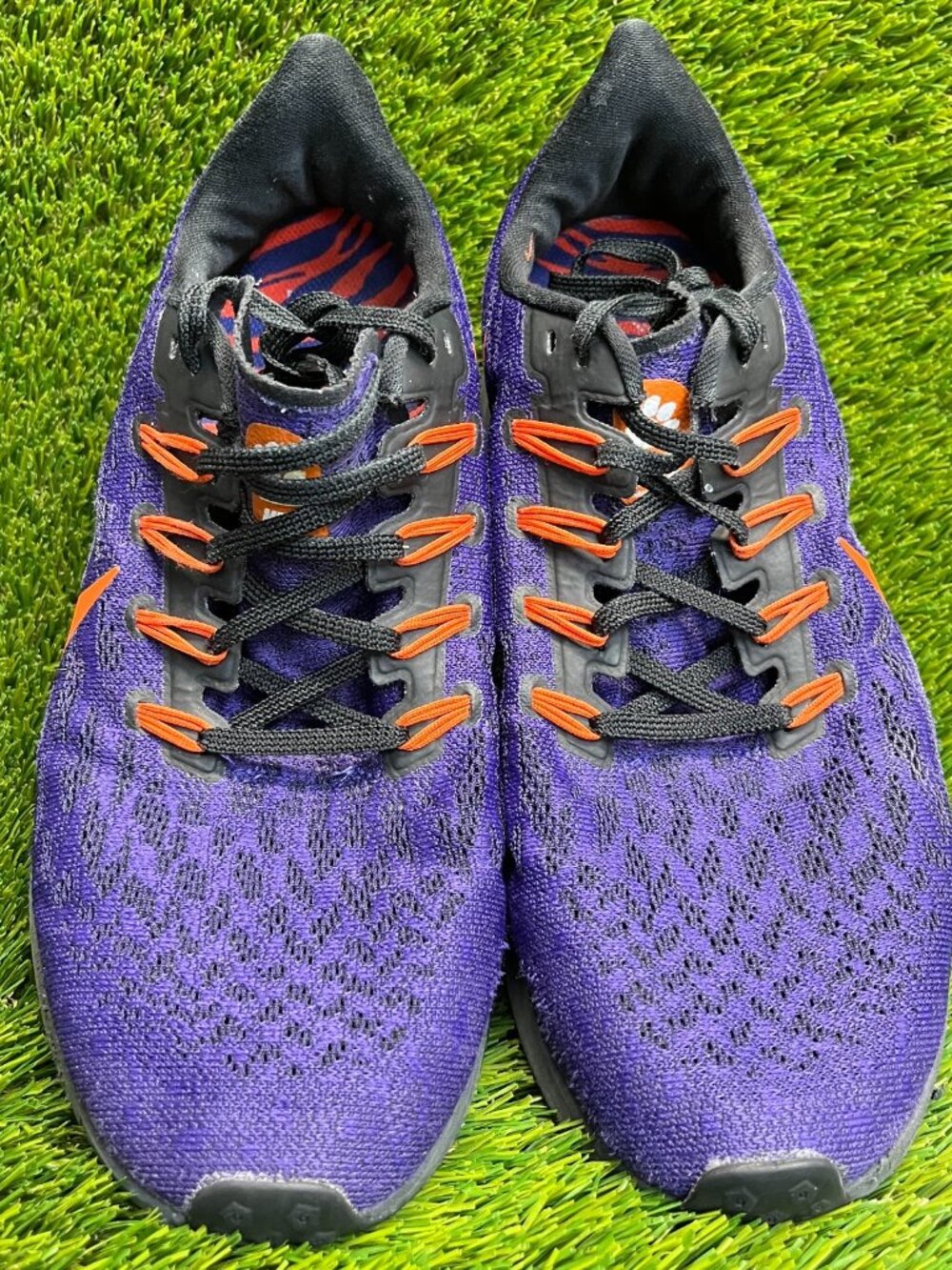 Nike Air Zoom Pegasus 36 Mens Size 10 Purple Orange Black Running Shoes Sneakers - Picture 5 of 10
